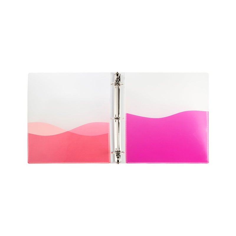 Filexec Products 1.5-Inch Wave, Ring Binder - Pack of 4 (50388-6448), Assorted - Image 3